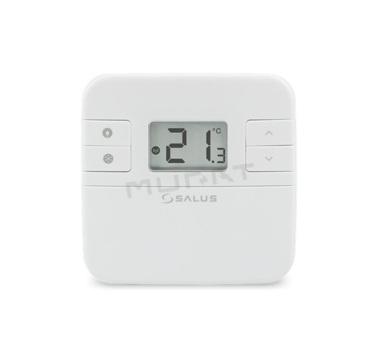 Termostat SALUS RT310RF elektronický, bezdrôtový, neprogramovateľný, biely