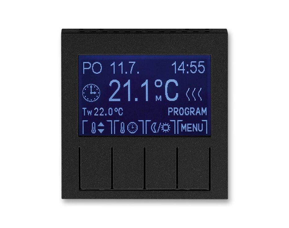 Levit termostat digitálny ovládacia jednotka onyx/dymová čierna 3292H-A10301 63