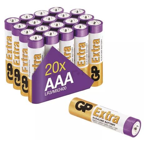 Batéria LR03 1,5V GP B1010C Extra Alkaline 20ks fólia