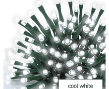 Svietidlo LED VIANOČNÉ-reťaz D4CC03 cencúle, 10m, IP44 studená biela, programy