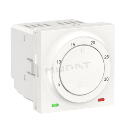 Unica NEW termostat NU350118 priestorový otočný biely