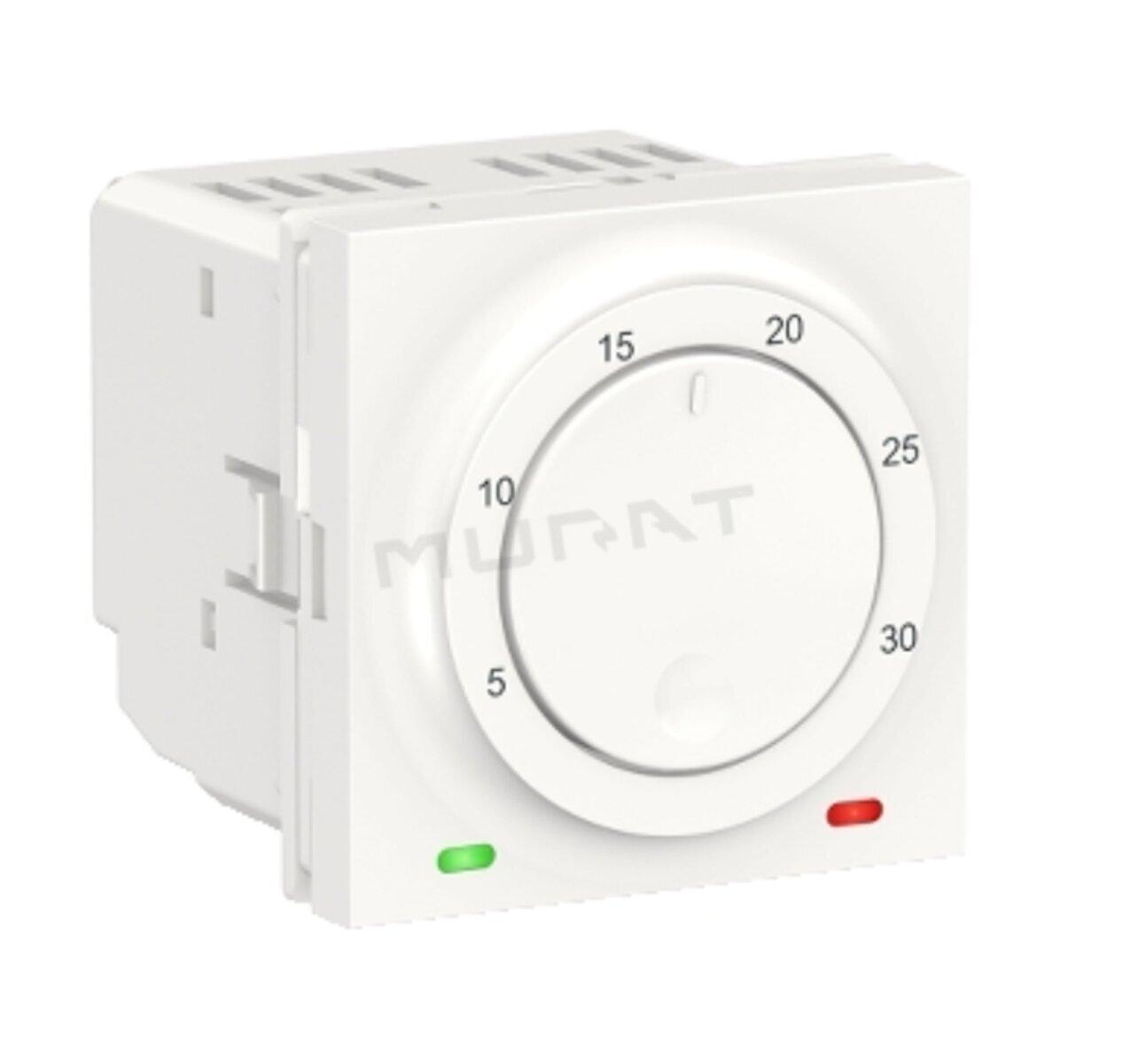Unica NEW termostat NU350118 priestorový otočný biely