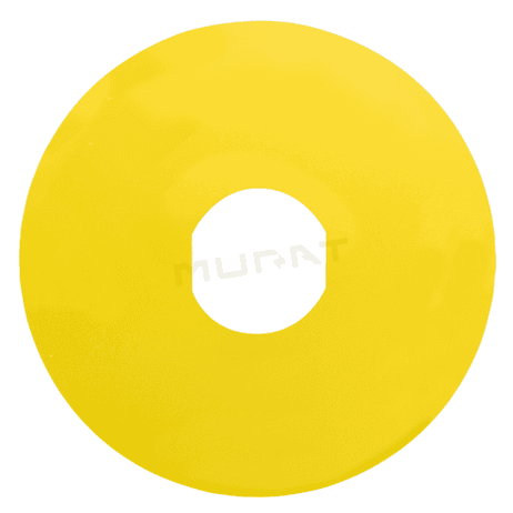Harmony-štitok ZBY8101 kruhový žltý bez popisu