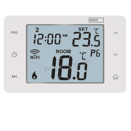 Termostat izbový programovateľný GoSmart s wifi P56201 biely