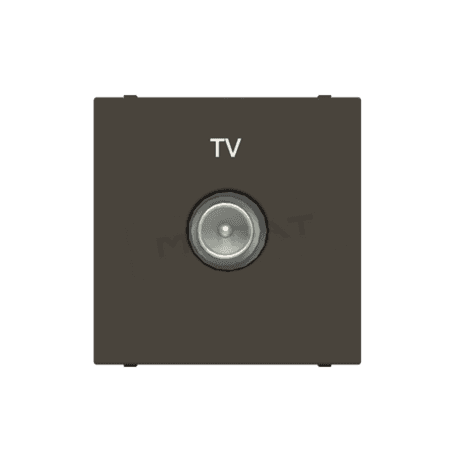 Zenit- zásuvka TV antracit koncová 2M typM 2CLA225070N1801