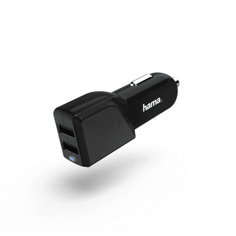 Hama 178381 dvojitá USB nabíjačka do vozidla, 4,8 A