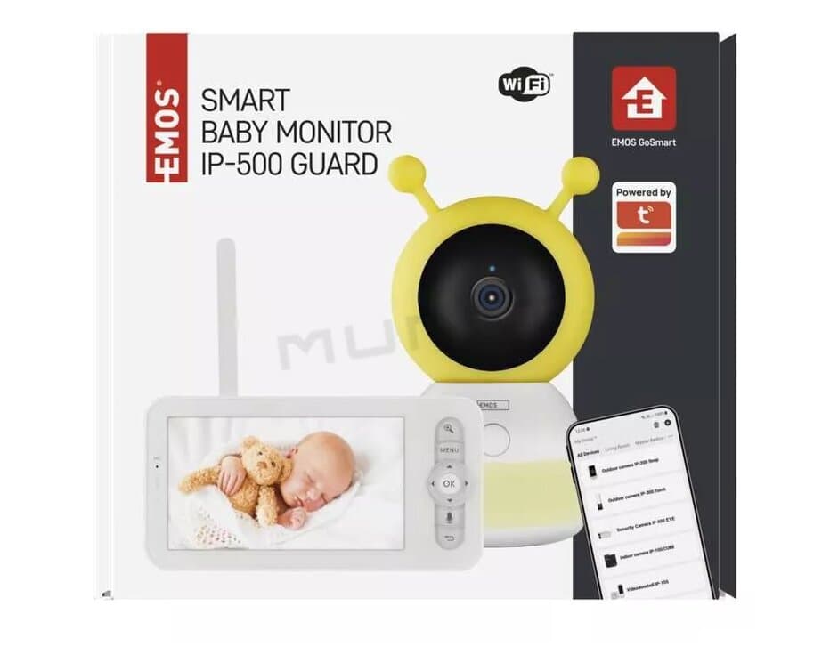 Emos GoSmart IP-500 GUARD bébiőr monitorral és wifivel H4052 Emos GoSmart IP-500 GUARD bébiőr monitorral és wifivel H4052